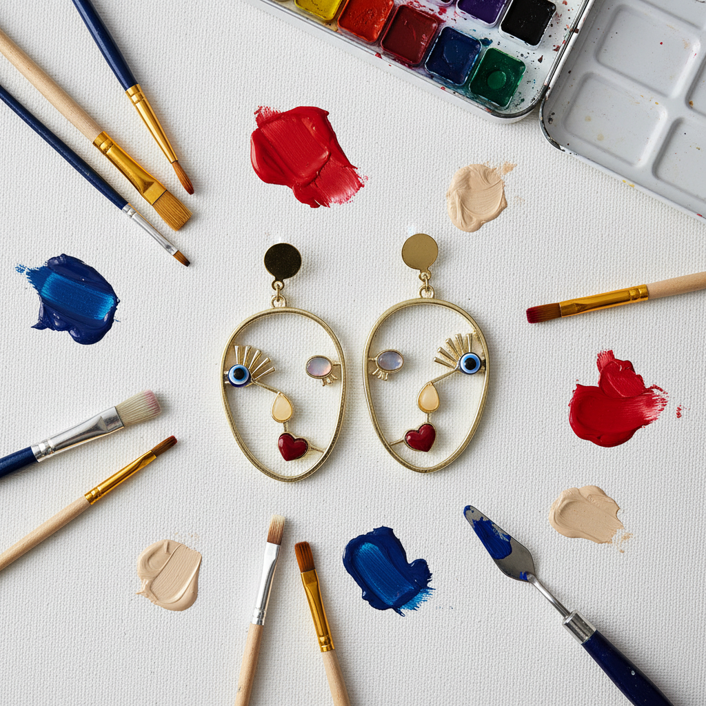 Art Flat Lay