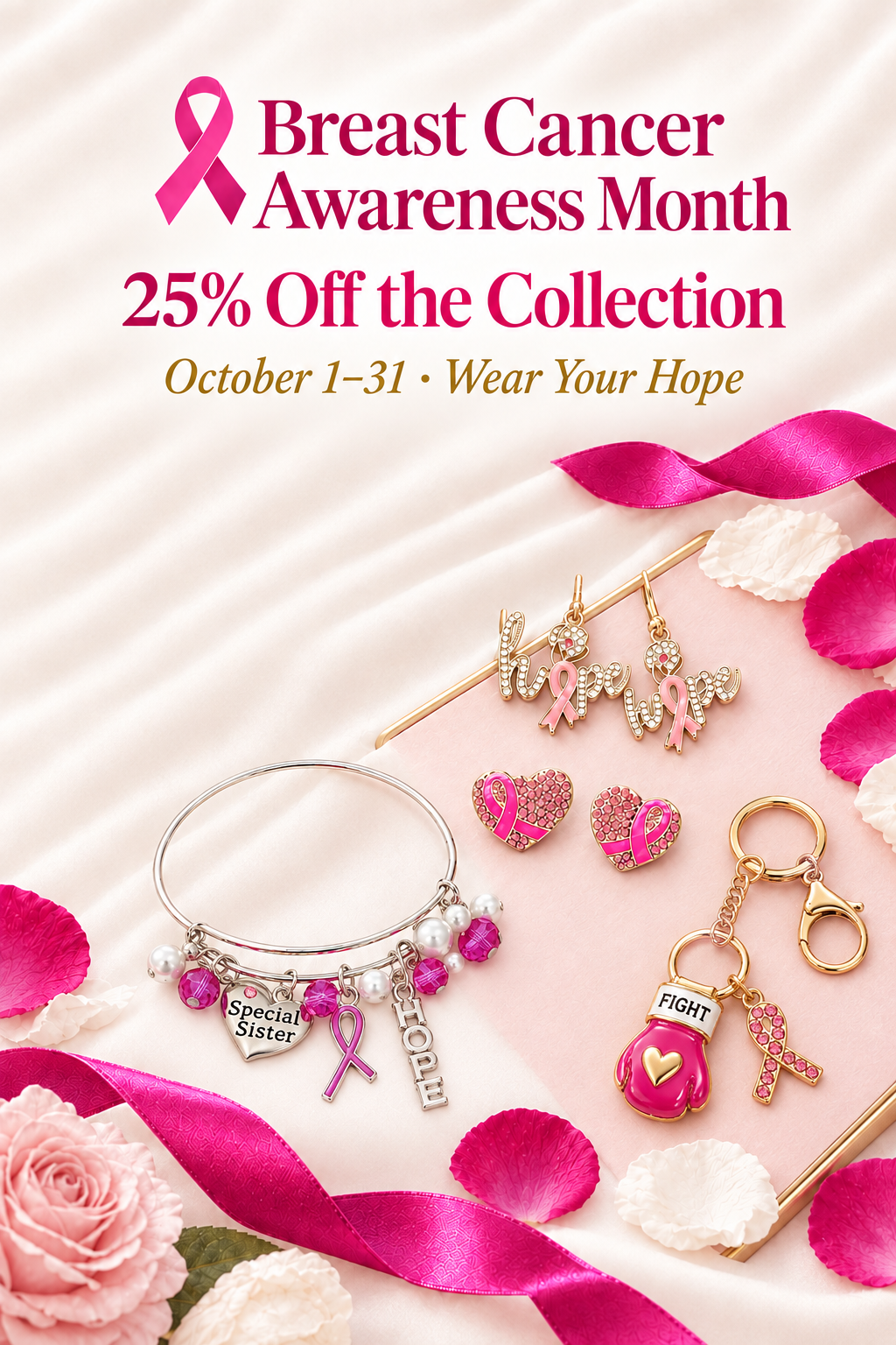 Breast Cancer Awareness Month mobile banner, updated