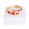 Luxury Red 3D Snake Wrap Cuff Bracelet