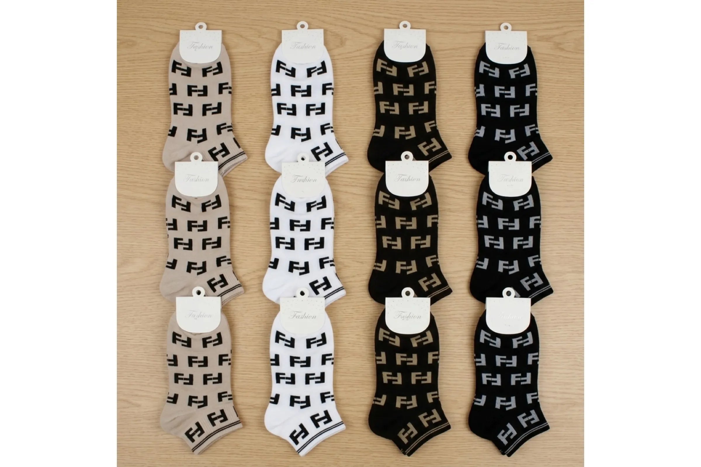 3-Pair Random Fashion Sock Bundle | Assorted Women's Quarter & Crew Styles