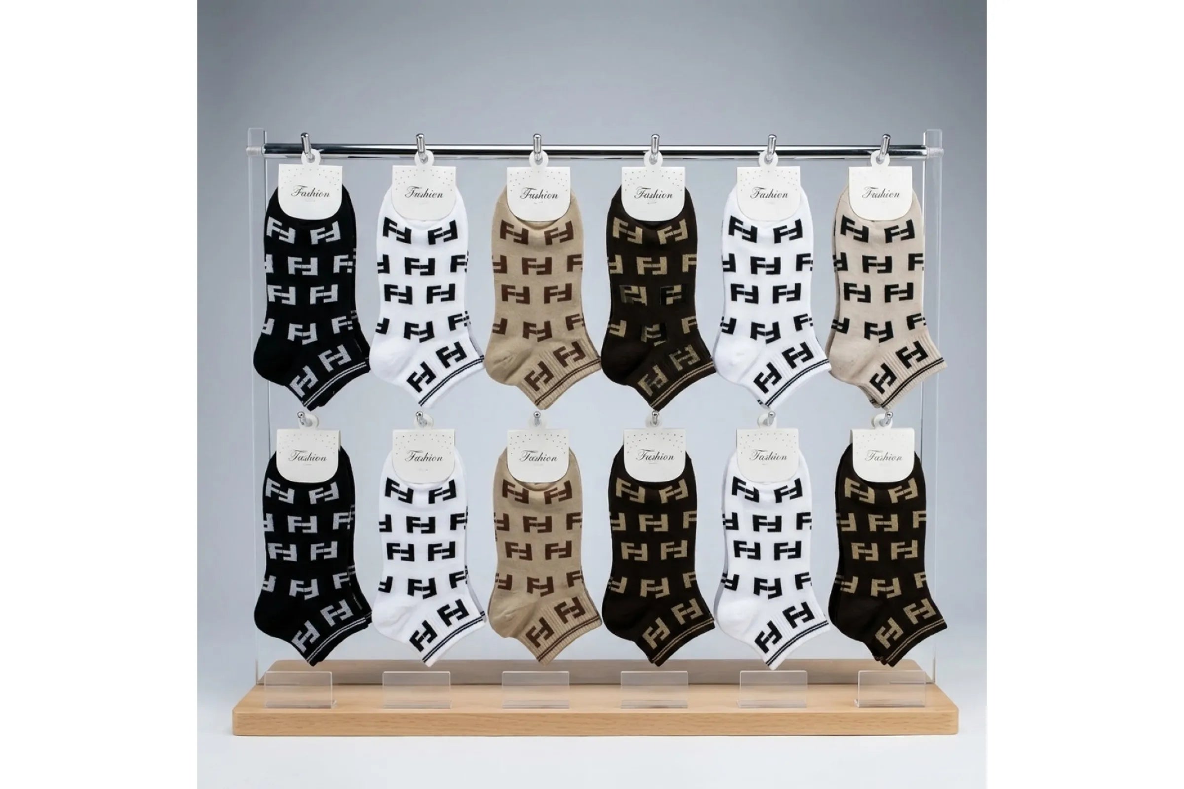 3-Pair Random Fashion Sock Bundle | Assorted Women's Quarter & Crew Styles