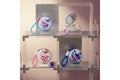 Butterfly Compact Mirror Keychain with Dual Mirrors and 3-in-1 Hardware