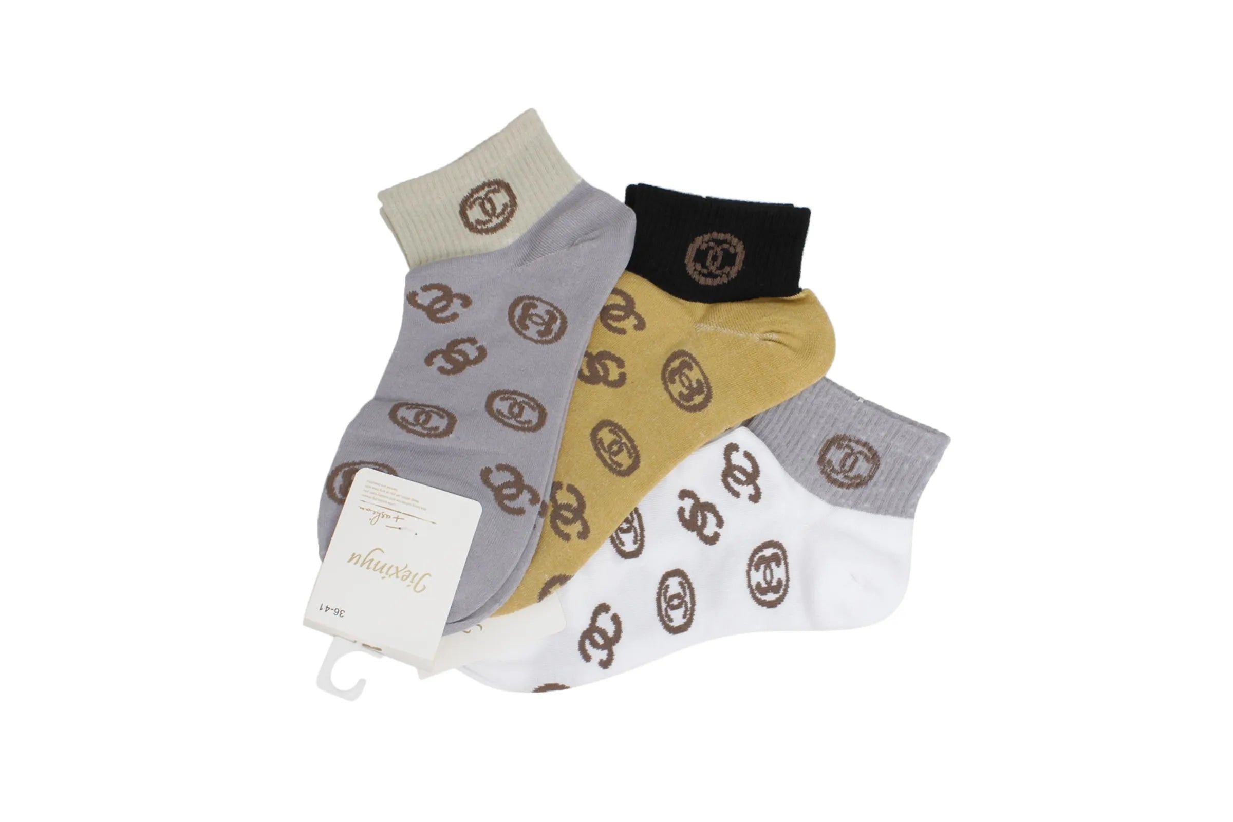 3-Pair Random Fashion Sock Bundle | Assorted Women's Quarter & Crew Styles