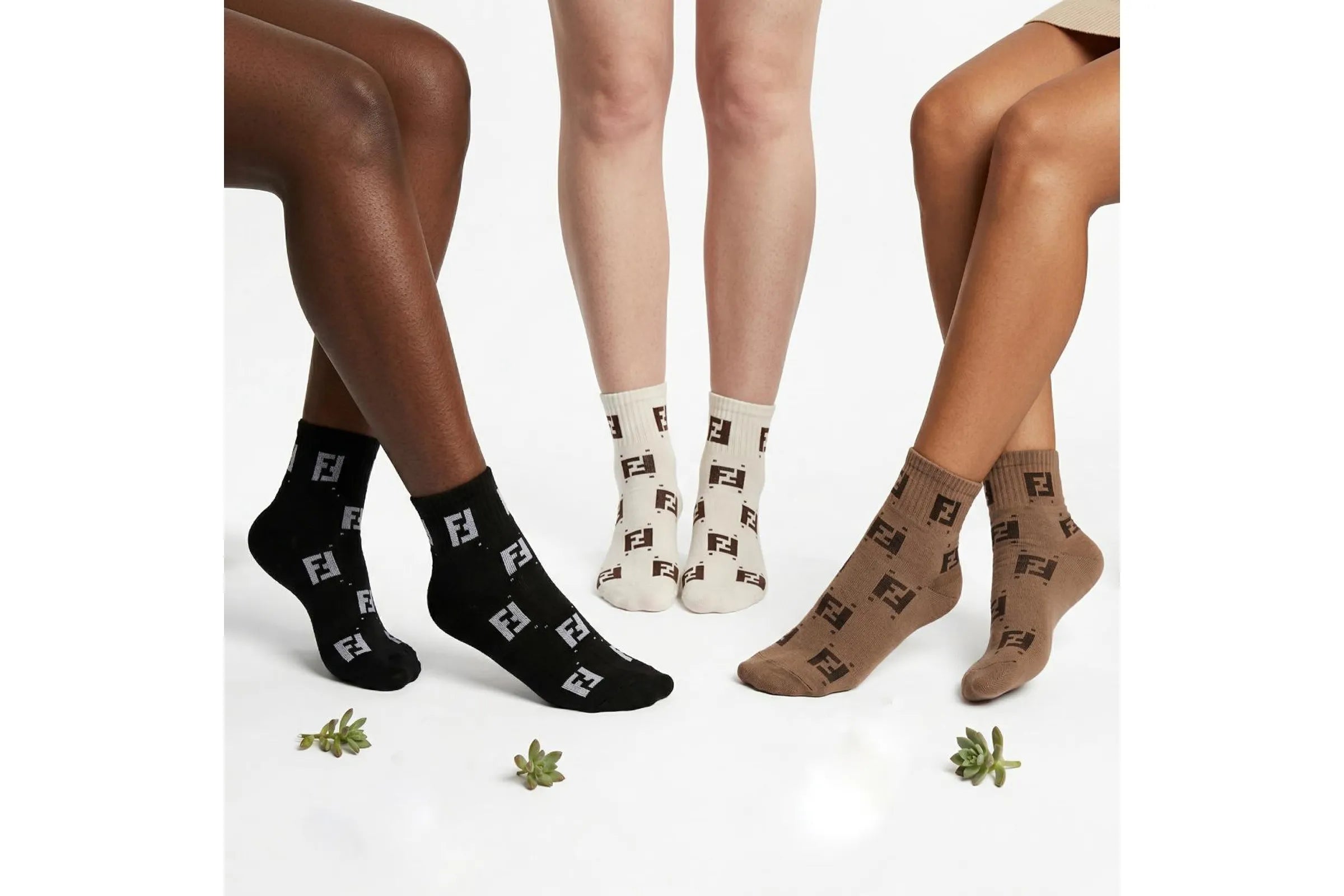 3-Pair Random Fashion Sock Bundle | Assorted Women's Quarter & Crew Styles