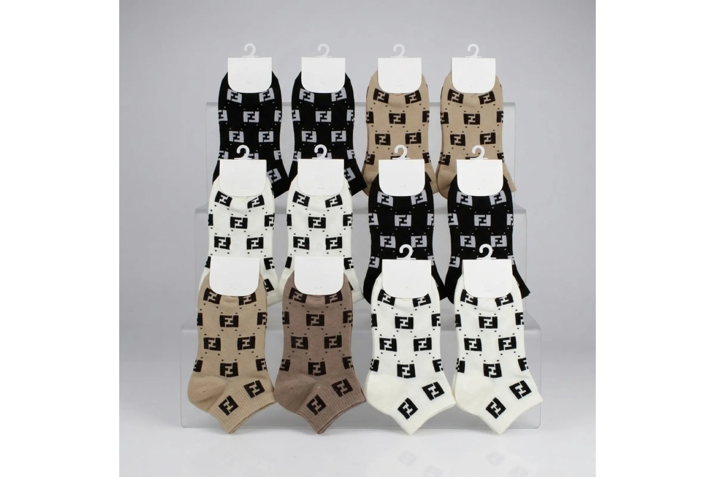3-Pair Random Fashion Sock Bundle | Assorted Women's Quarter & Crew Styles