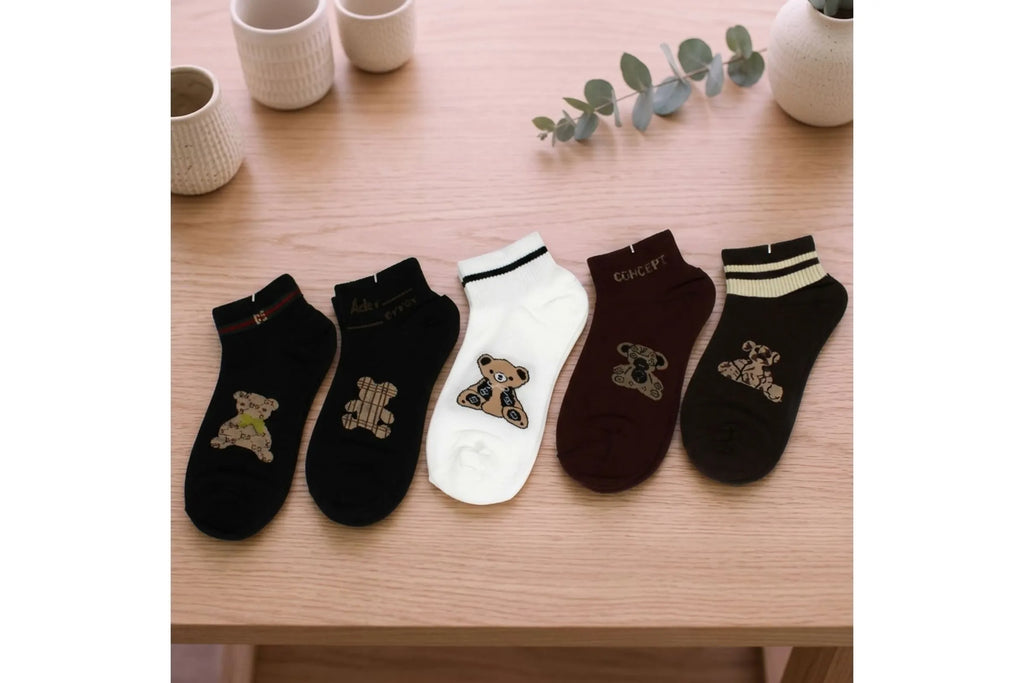 3-Pair Random Fashion Sock Bundle | Assorted Women's Quarter & Crew Styles