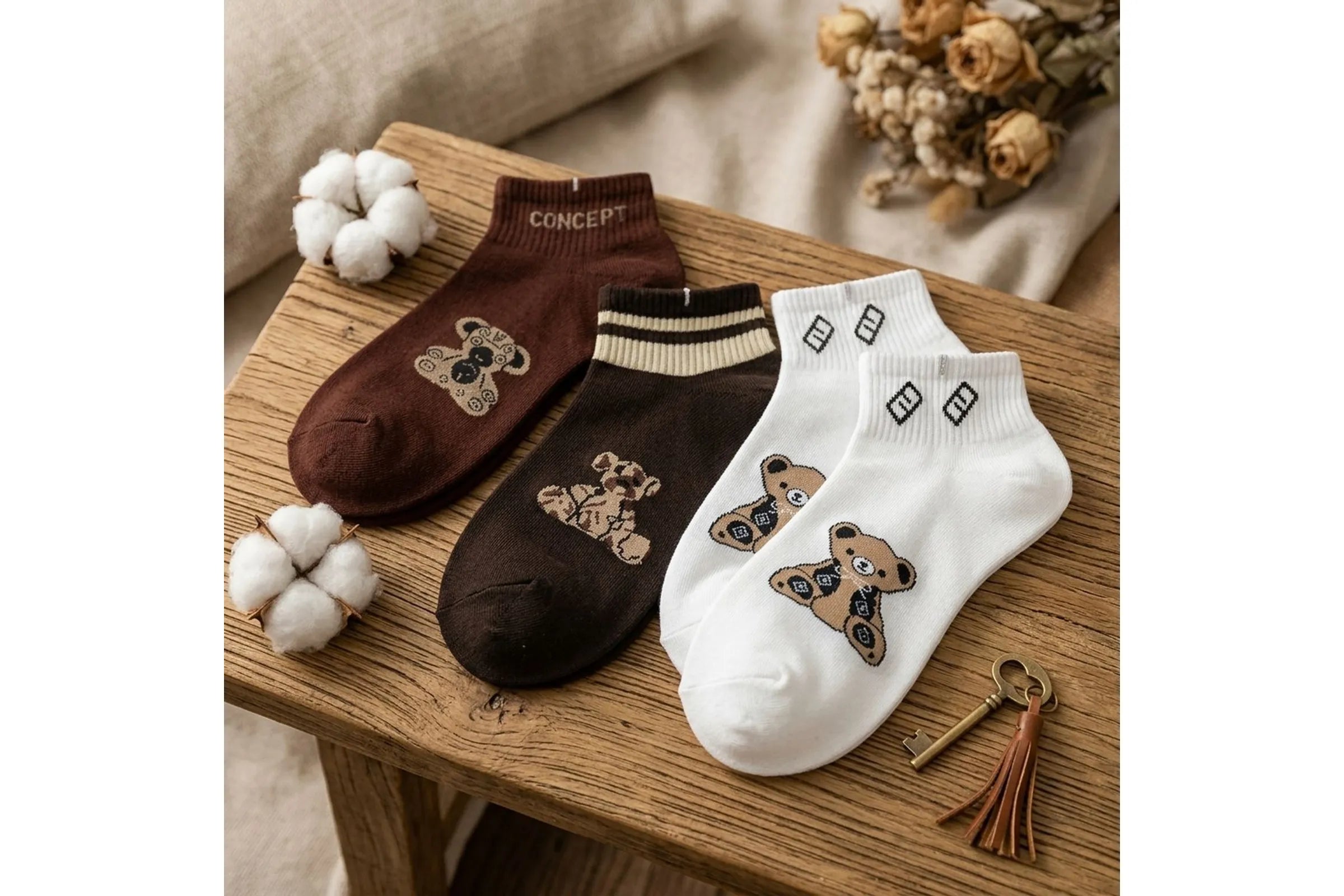 3-Pair Random Fashion Sock Bundle | Assorted Women's Quarter & Crew Styles