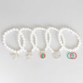 White Luxury Charm Bracelet