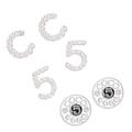 3 Pcs Designer COCO Stud Sets - Couturier Glam