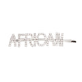 Silver AFRICAN Sparkle Hair Pin