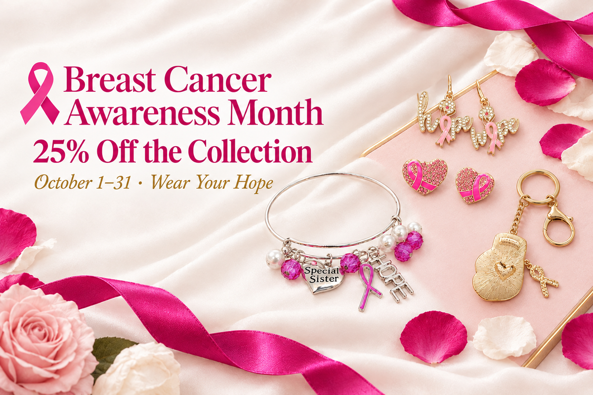 Breast Cancer Awareness Month – 25% off the collection October 1–31