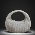 Clutch Premium Silver Rhinestone Mesh Hobo Bag