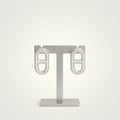Stud Silver Stainless Mariner Anchor Earrings