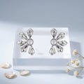 Stud Stainless Steel Mother of Pearl Earrings