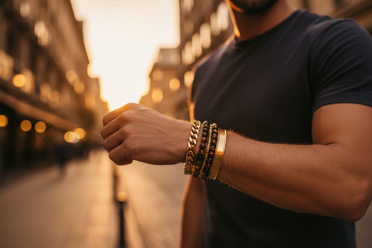 Men's Bracelets Lifestyle Banner