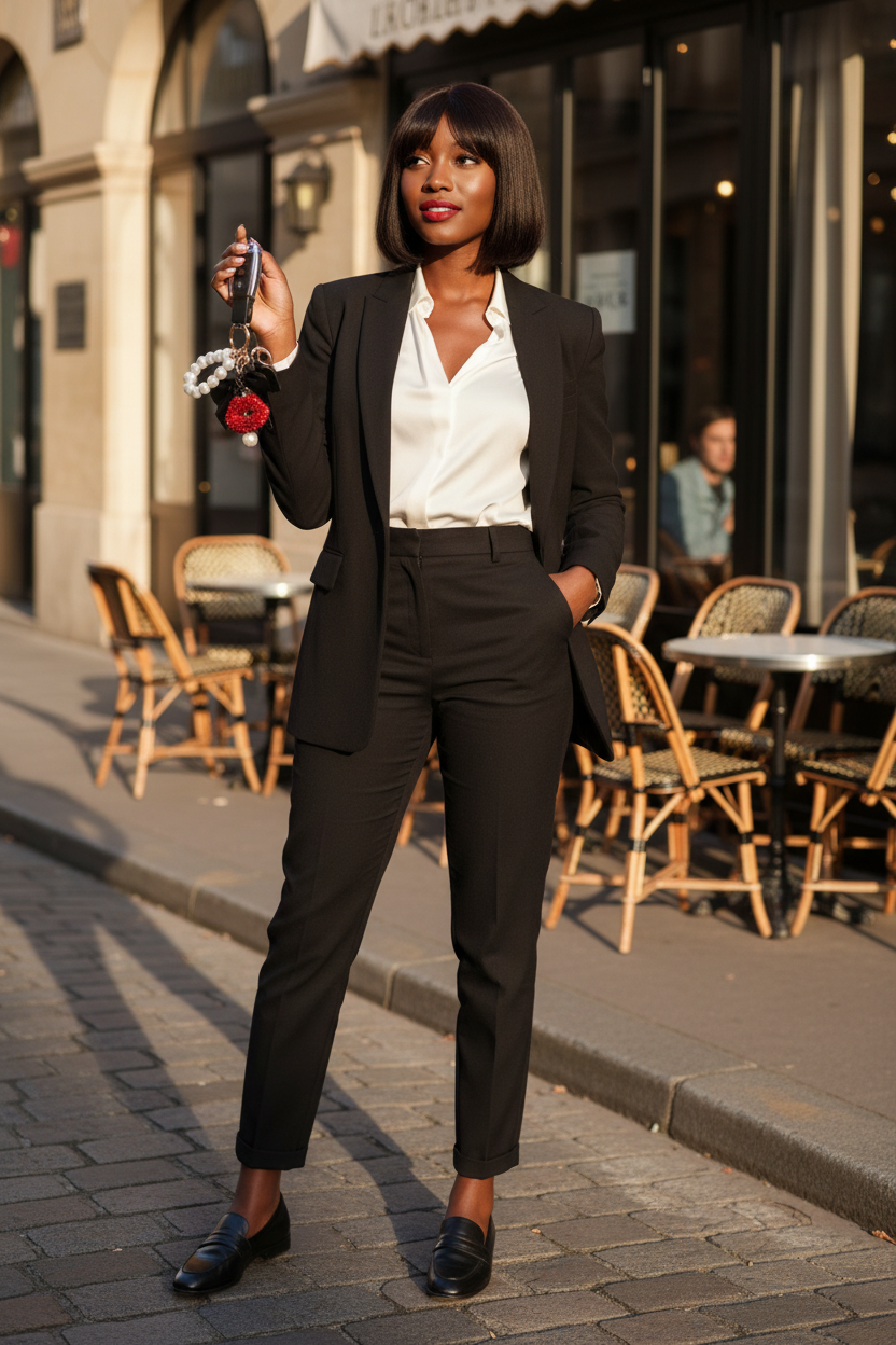 Parisian Café Street