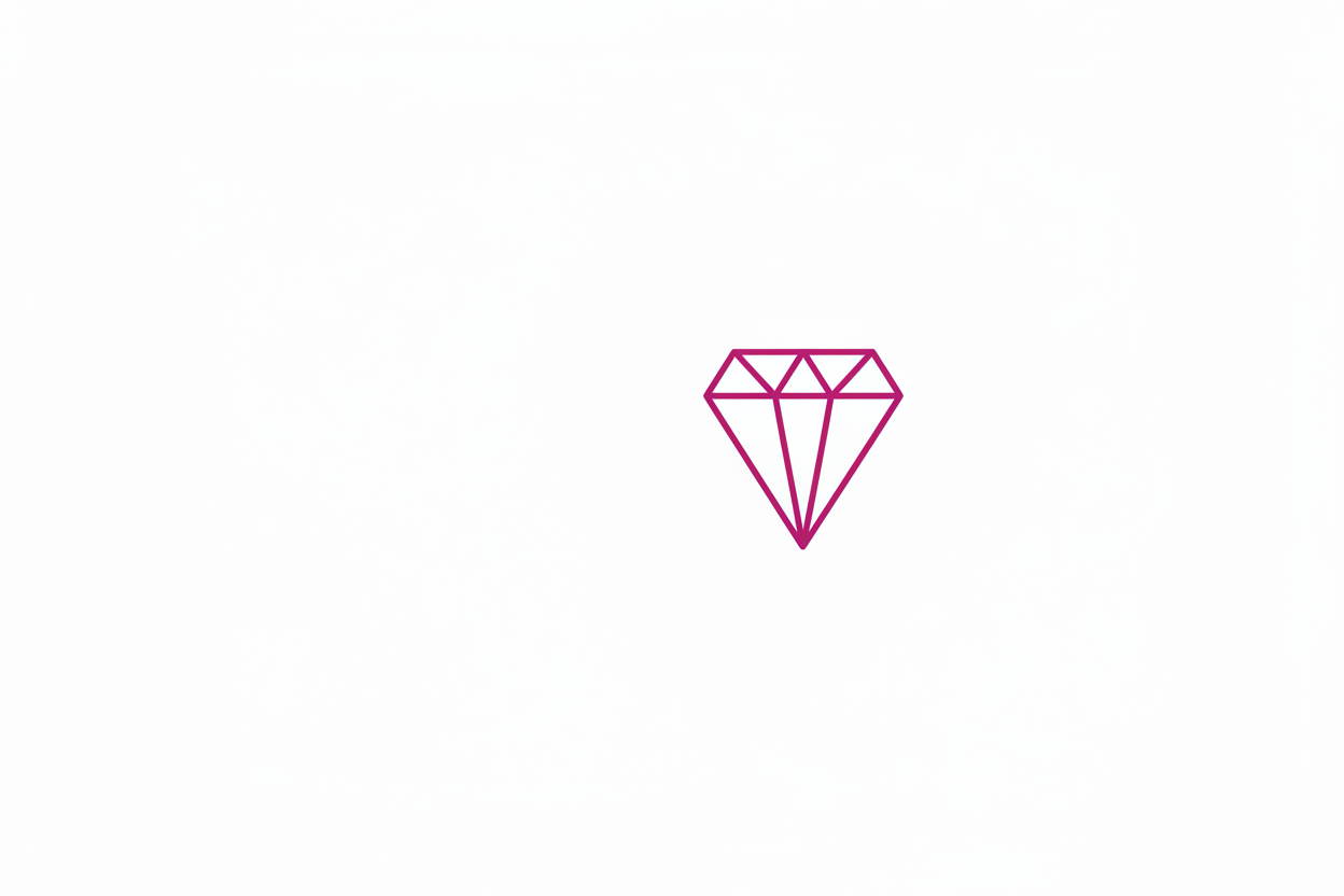 Single Magenta Diamond Right