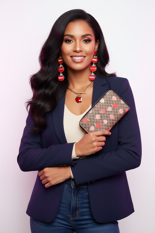 Teacher's Pet Gift Set — Brown Wristlet Lifestyle